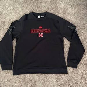 men’s Adidas XL Clima warm Nebraska huskers sweatshirt